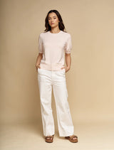 Zjoosh | Melissa Cotton Cashmere Knit | Pink