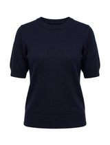 Zjoosh | Melissa Cotton Cashmere Knit | Navy