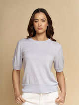 Zjoosh | Melissa Cotton Cashmere Knit | Blue