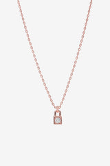 Liberte | Penny Locket Necklace | Rose Gold