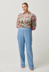 OnceWas | Wren Lace Cotton Slub Shirt | Azalea Fields