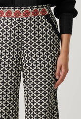 OnceWas | Willow Viscose Dobby Pant | Country Tapestry