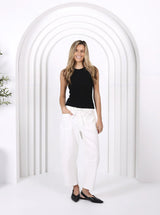 Monaco Jeans | Leo Barrel Jeans | White