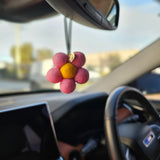 Red Hill Candle Co | Felt Flower Air Freshener | Champagne & Pomegranate