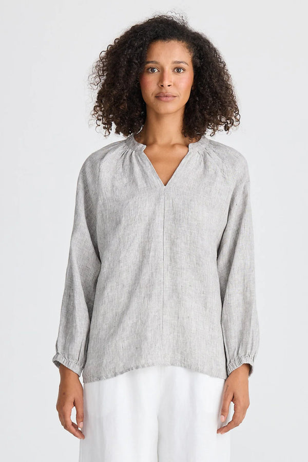 The Shanty | Ria Top | Charcoal Fleck