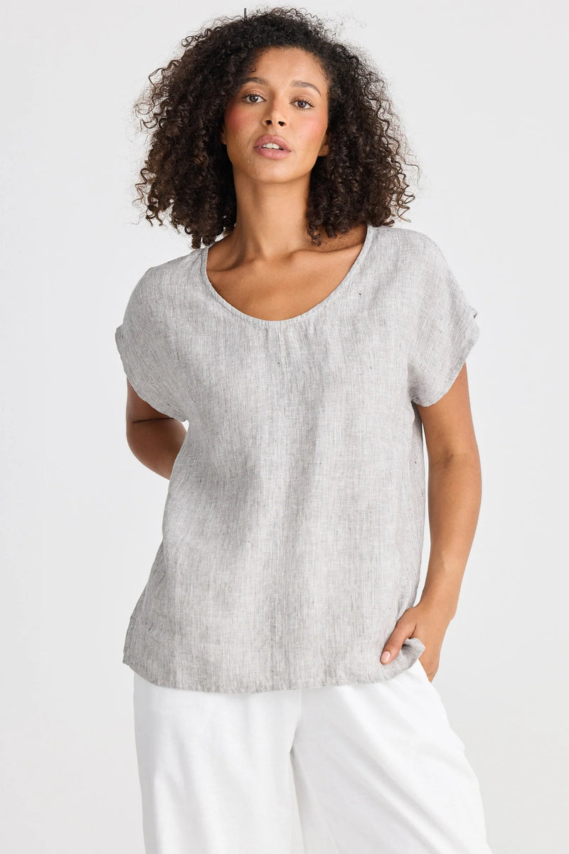 The Shanty | Havana Tee | Charcoal Fleck