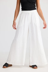The Shanty | Positano Pant | White Linen