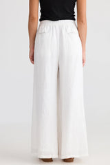 The Shanty | Positano Pant | White Linen