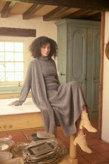 The Shanty | Lucerne Knit Skirt | Charcoal