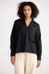 The Shanty | Wander Long Sleeve Top | Black