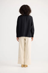 The Shanty | Wander Long Sleeve Top | Black
