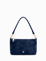Zjoosh | The Sadia Eco Suede Bag | Navy