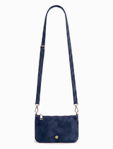 Zjoosh | The Sadia Eco Suede Bag | Navy