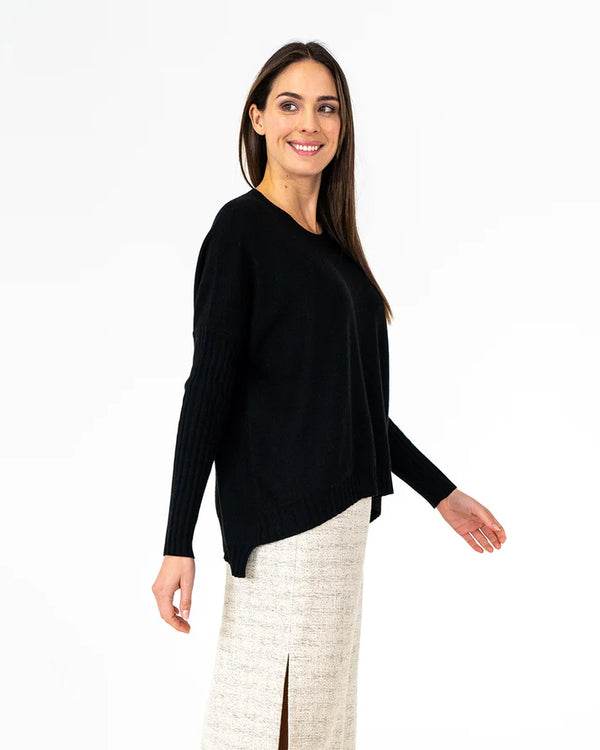 arligtonMILNE | Sadie Crew Neck | Black