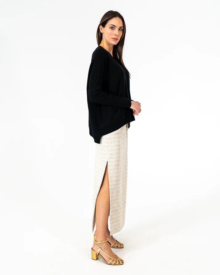 arligtonMILNE | Sadie Crew Neck | Black