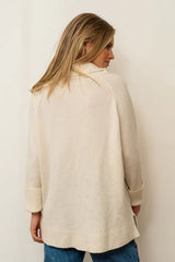 Shirty | The Petersham Wool/Cashmere Polo Neck | Ivory