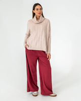 arligtonMILNE | Sinead Roll Neck Knit | Natural Cable