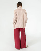 arligtonMILNE | Sinead Roll Neck Knit | Natural Cable