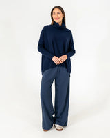 arligtonMILNE | Sinead Roll Neck Knit | Navy