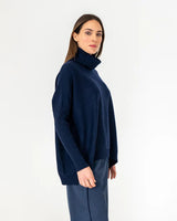 arligtonMILNE | Sinead Roll Neck Knit | Navy