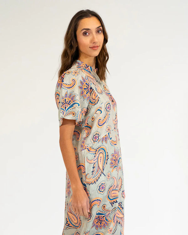 Elms+King | Ticino Dress | Paisley