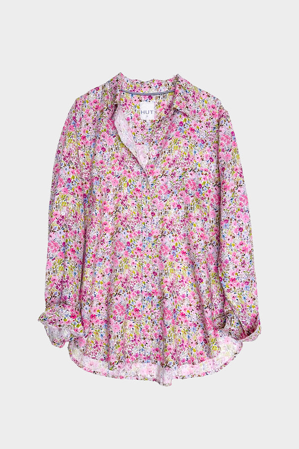 HUT / Afternoon Tea Boyfriend Linen Shirt