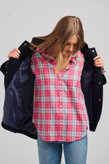Shirty | The Allegra Relaxed Wool Blend Jacket | Navy