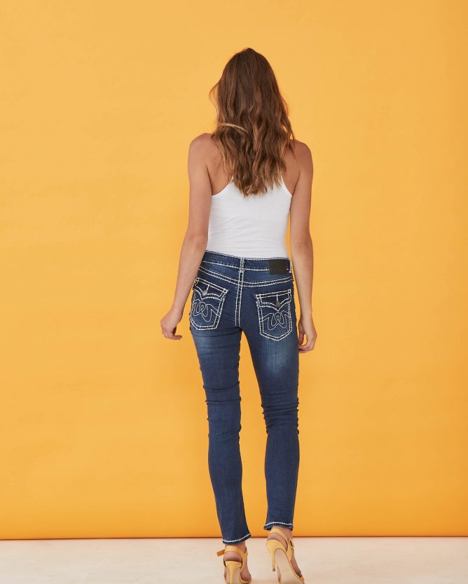 New London Jeans | Chelsea Jean | Denim with White Stitching