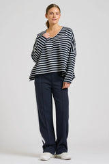 EST. 1971 | Scuba Track Pant | French Navy & Ivory