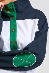 Shirty | Collar Sweatshirt | White Combo