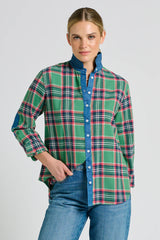 Shirty | Helena Shirt | Sage Plaid