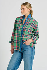 Shirty | Helena Shirt | Sage Plaid