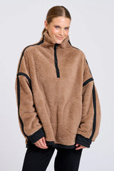 EST. 1971 | Popover Fleece Sweatshirt | Caramel