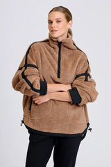 EST. 1971 | Popover Fleece Sweatshirt | Caramel