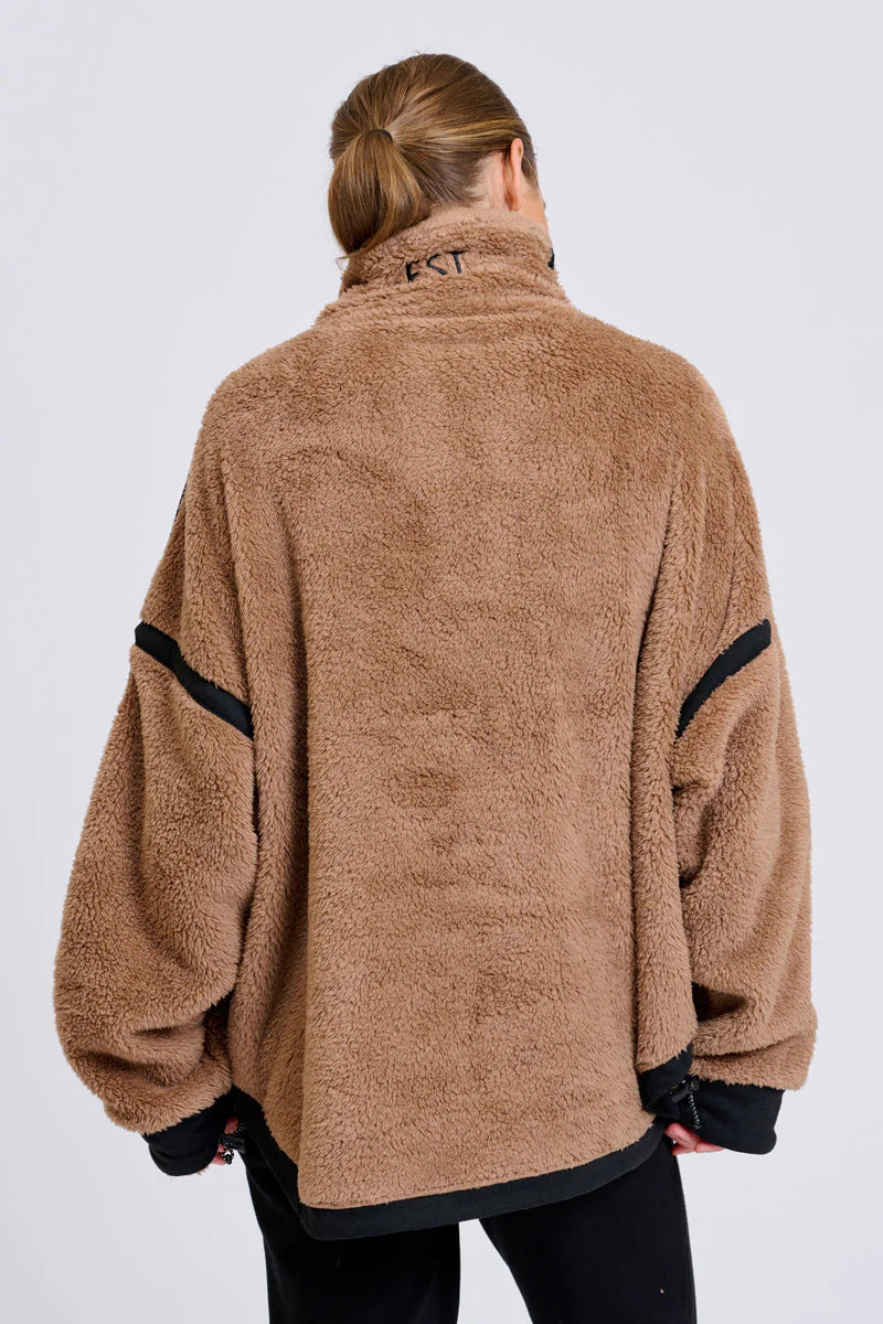 EST. 1971 | Popover Fleece Sweatshirt | Caramel