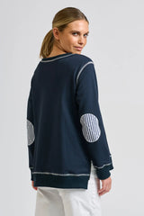 Shirty | Zippy Classic side Zip Sweatshirt | Navy
