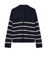 Mos Mosh | Bryna Thorna Stripe knit | Salute Navy