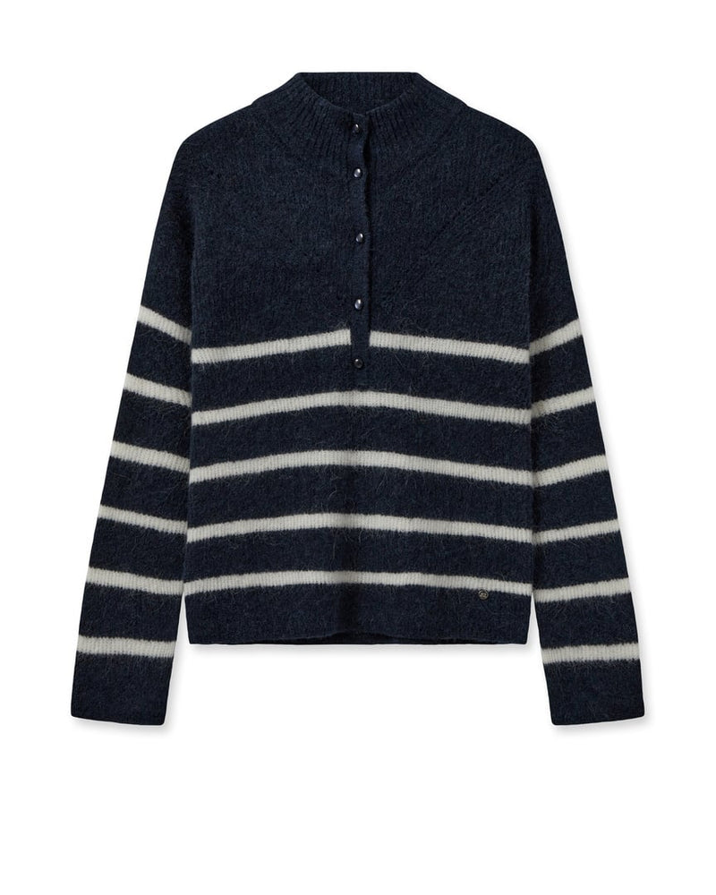 Mos Mosh | Bryna Thorna Stripe knit | Salute Navy