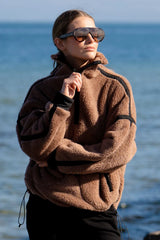 EST. 1971 | Popover Fleece Sweatshirt | Caramel