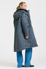Shirty | Aspen Mid Line Coat | Bluestone