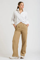 Shirty | The Lola Pant | Caramel & Ivory