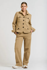 Shirty | The Lola Pant | Caramel & Ivory