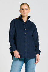 Shirty | The Elodie Relaxed Shirt | French Navy Pincord