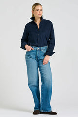 Shirty | The Elodie Relaxed Shirt | French Navy Pincord