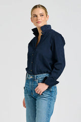 Shirty | The Elodie Relaxed Shirt | French Navy Pincord
