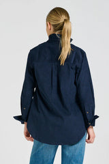 Shirty | The Elodie Relaxed Shirt | French Navy Pincord