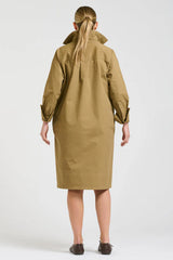 Shirty | Jane Utility Popover Dress | Tan