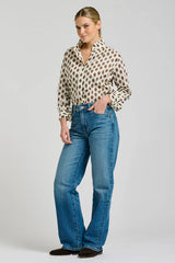 Shirty | Olivia Shirt | Ivory Double Diamond