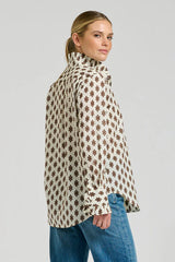 Shirty | Olivia Shirt | Ivory Double Diamond