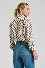 Shirty | Olivia Shirt | Ivory Double Diamond
